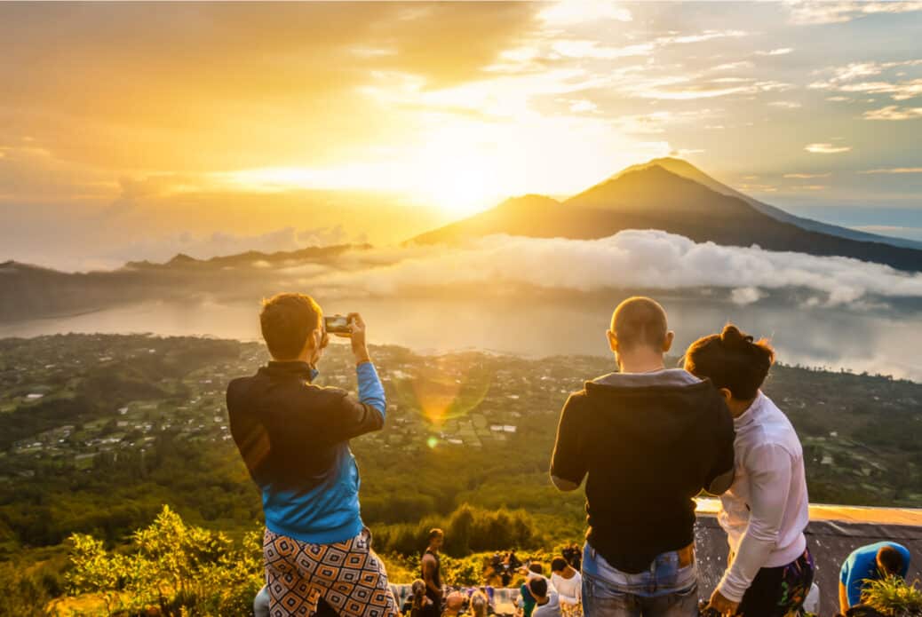 Mont Batur et sources chaudes