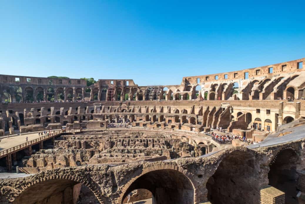 Visite guidée du Colisée, arènes et Forum romain