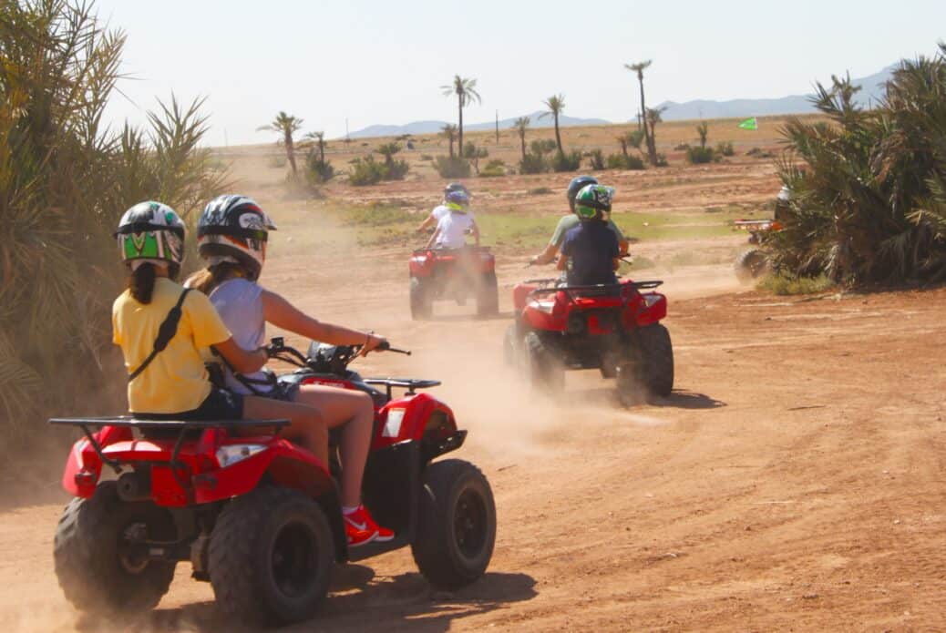 Randonnée en quad dans la palmeraie