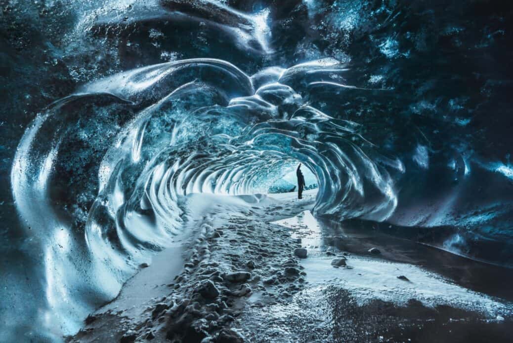 Grotte de glace bleue et randonnée glaciaire