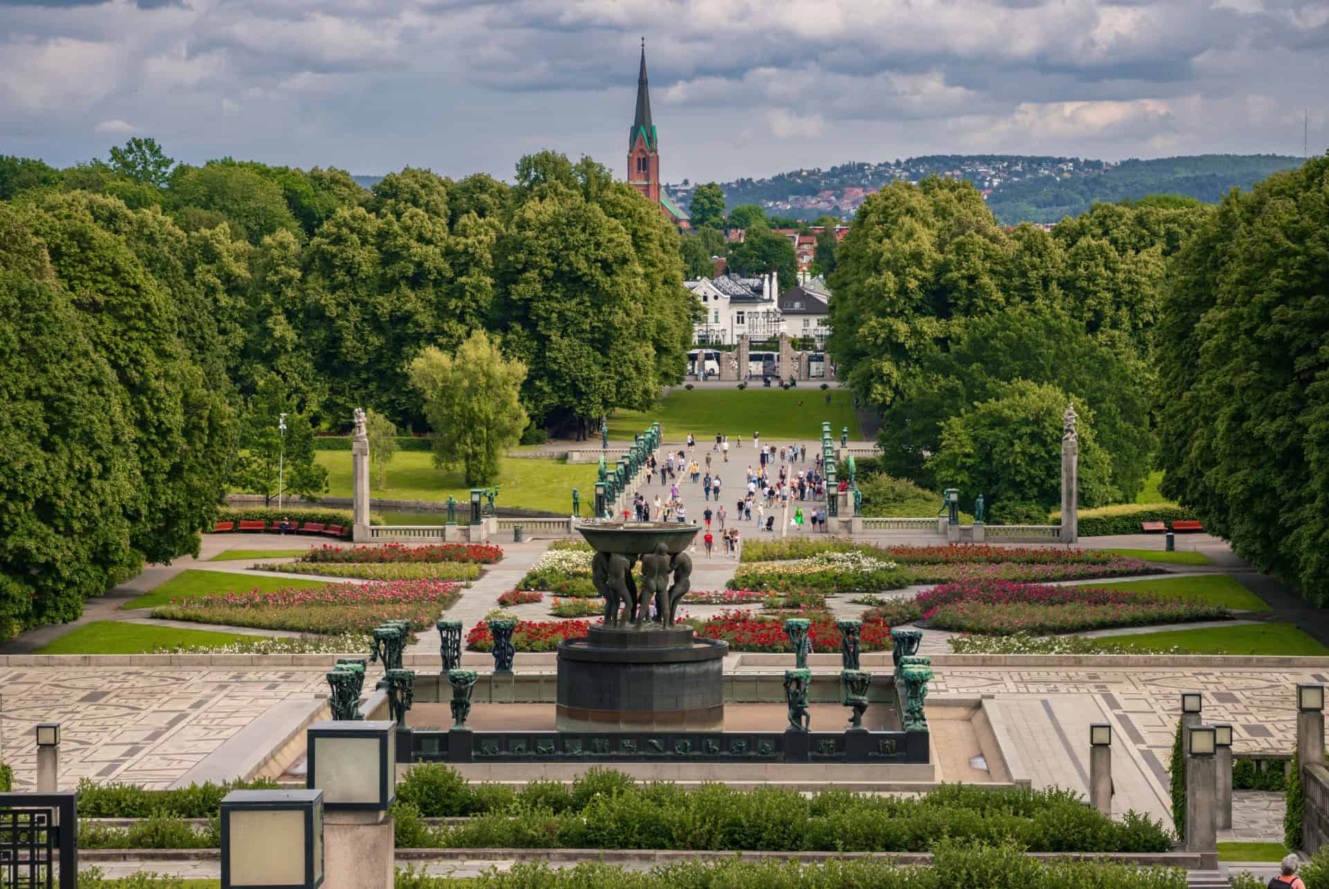 parc sculptures vigeland vue