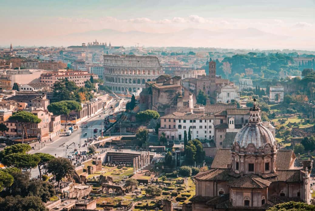 vue aerienne rome