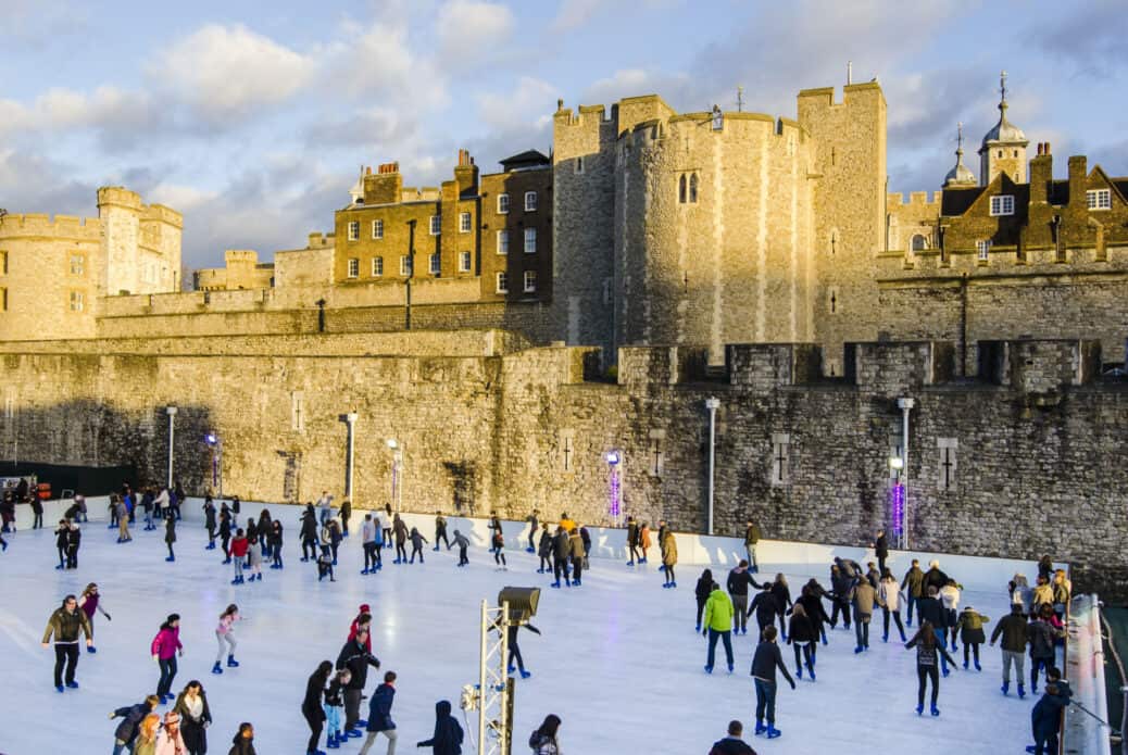 patinoire chateau de londres