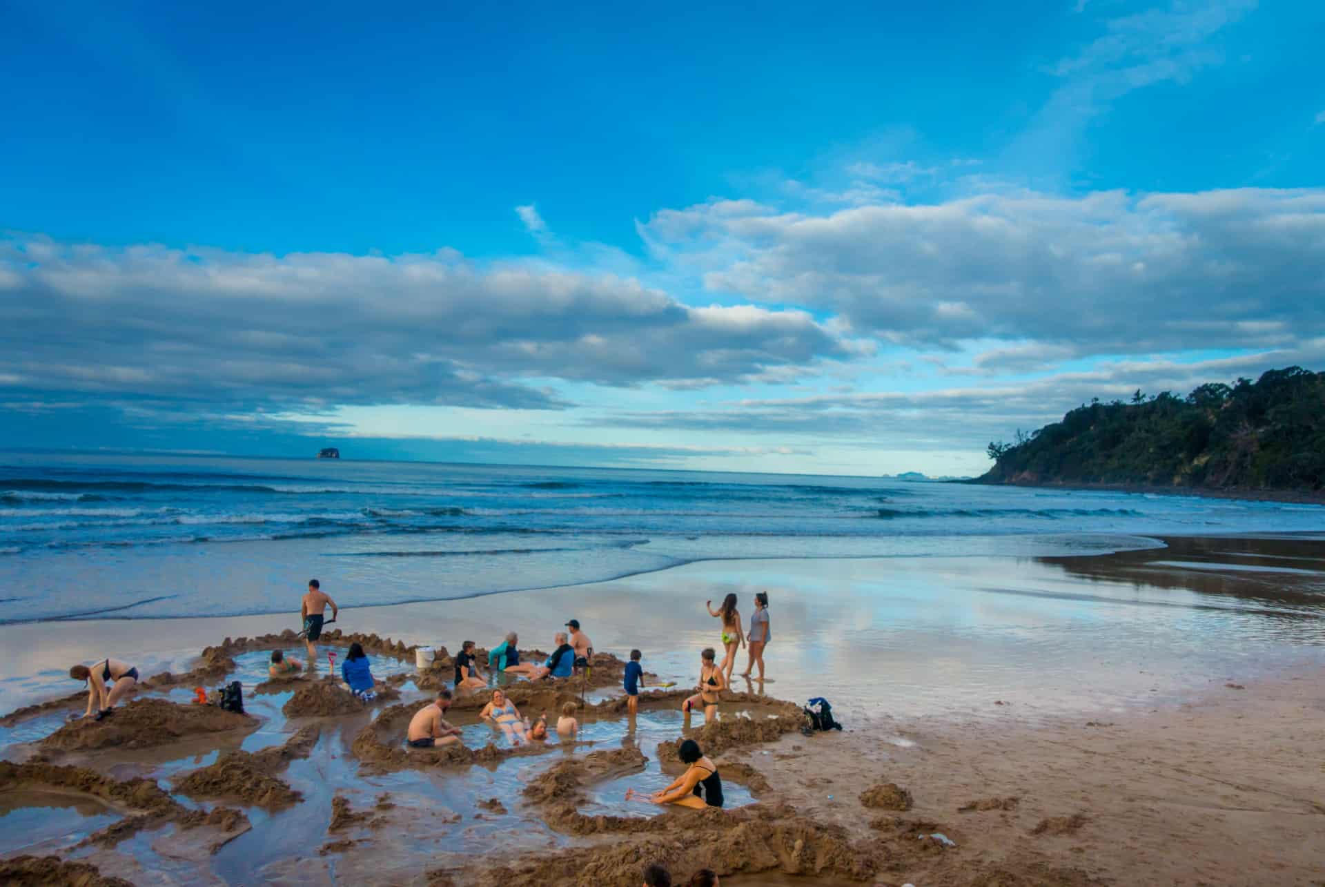 hot water beach plus belles plages nouvelle zelande