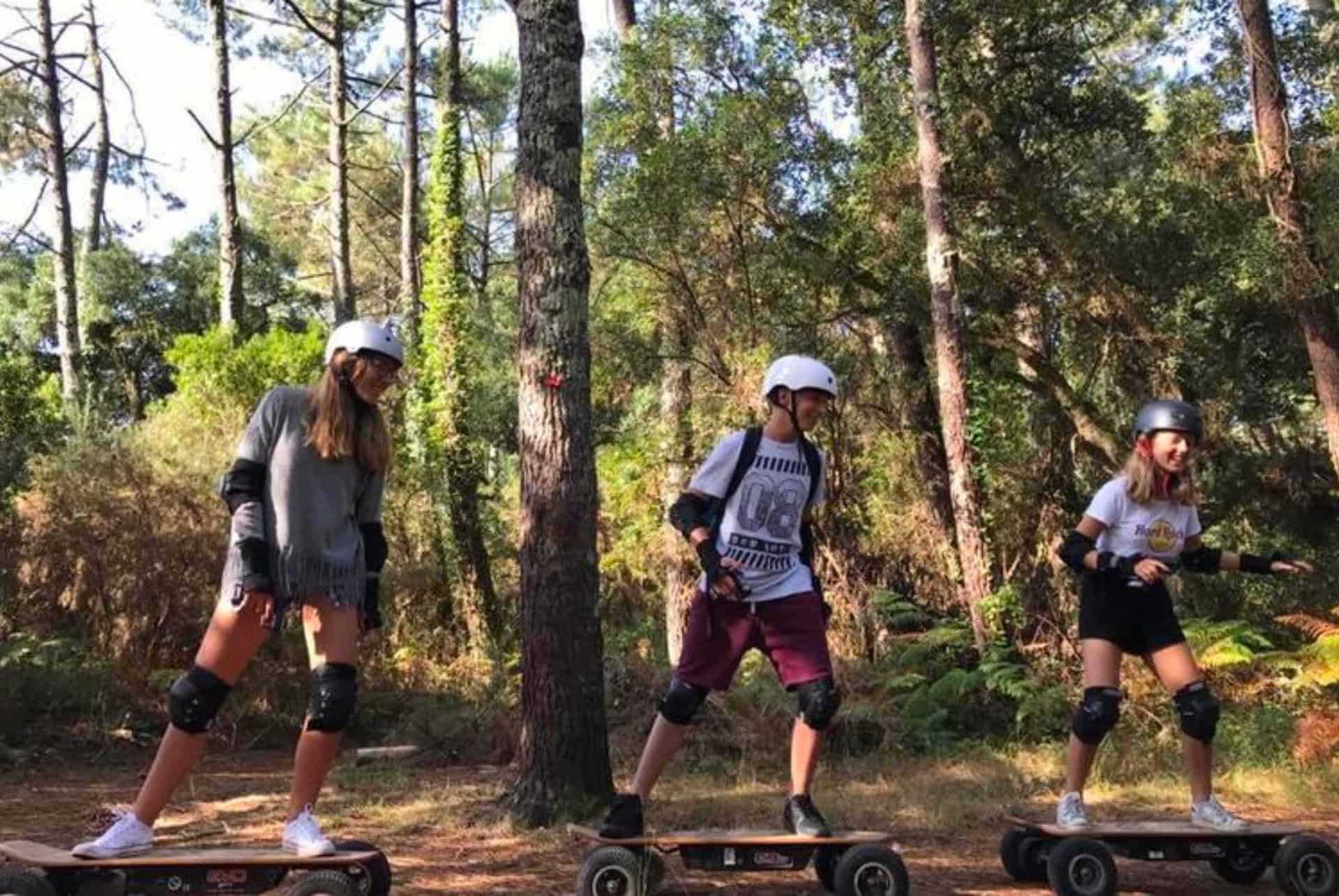 skateboard dans les landes