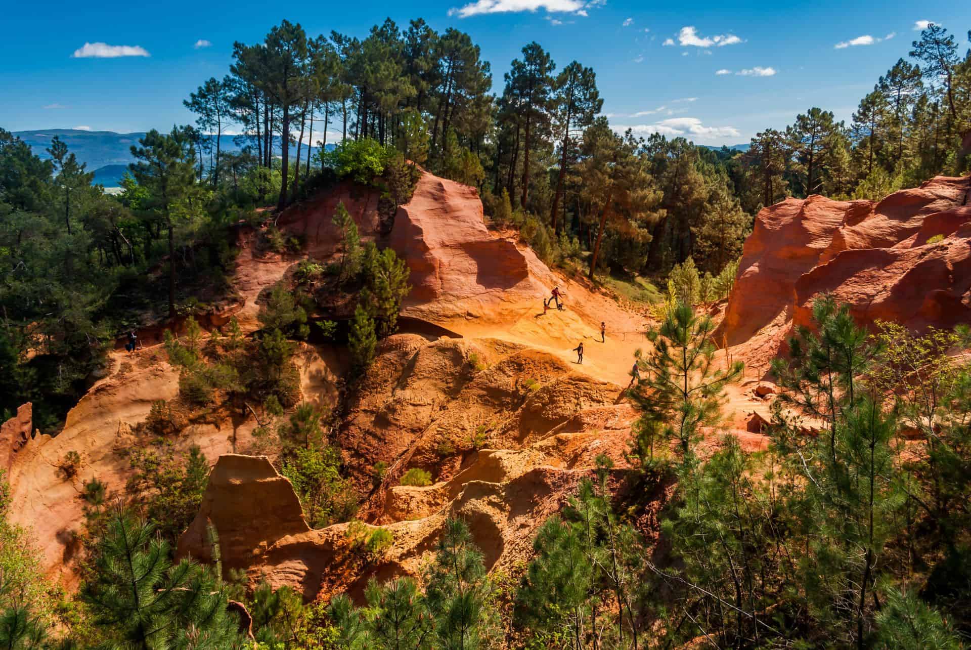 sentier ocres en provence