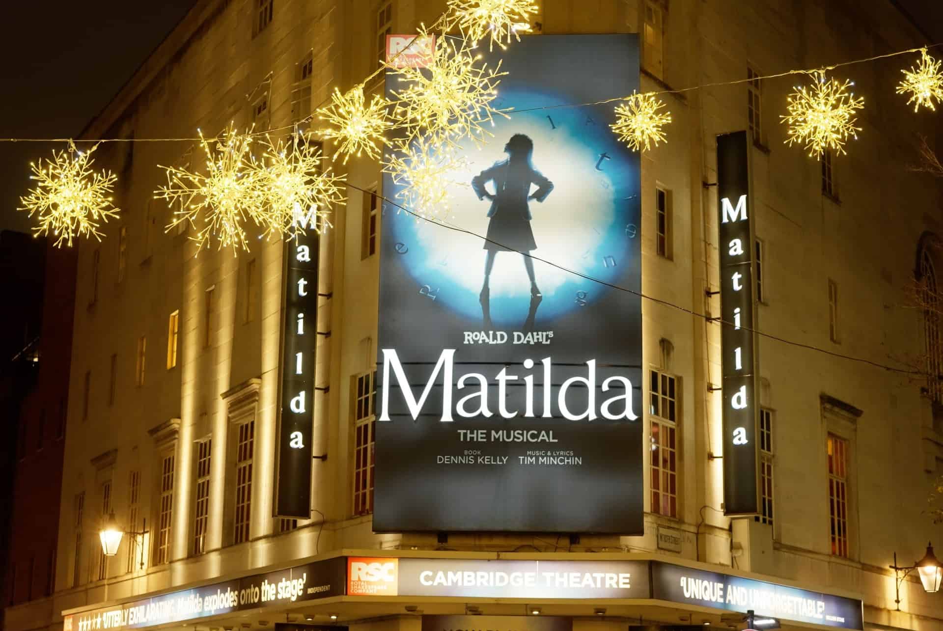 comedies musicales londres matilda