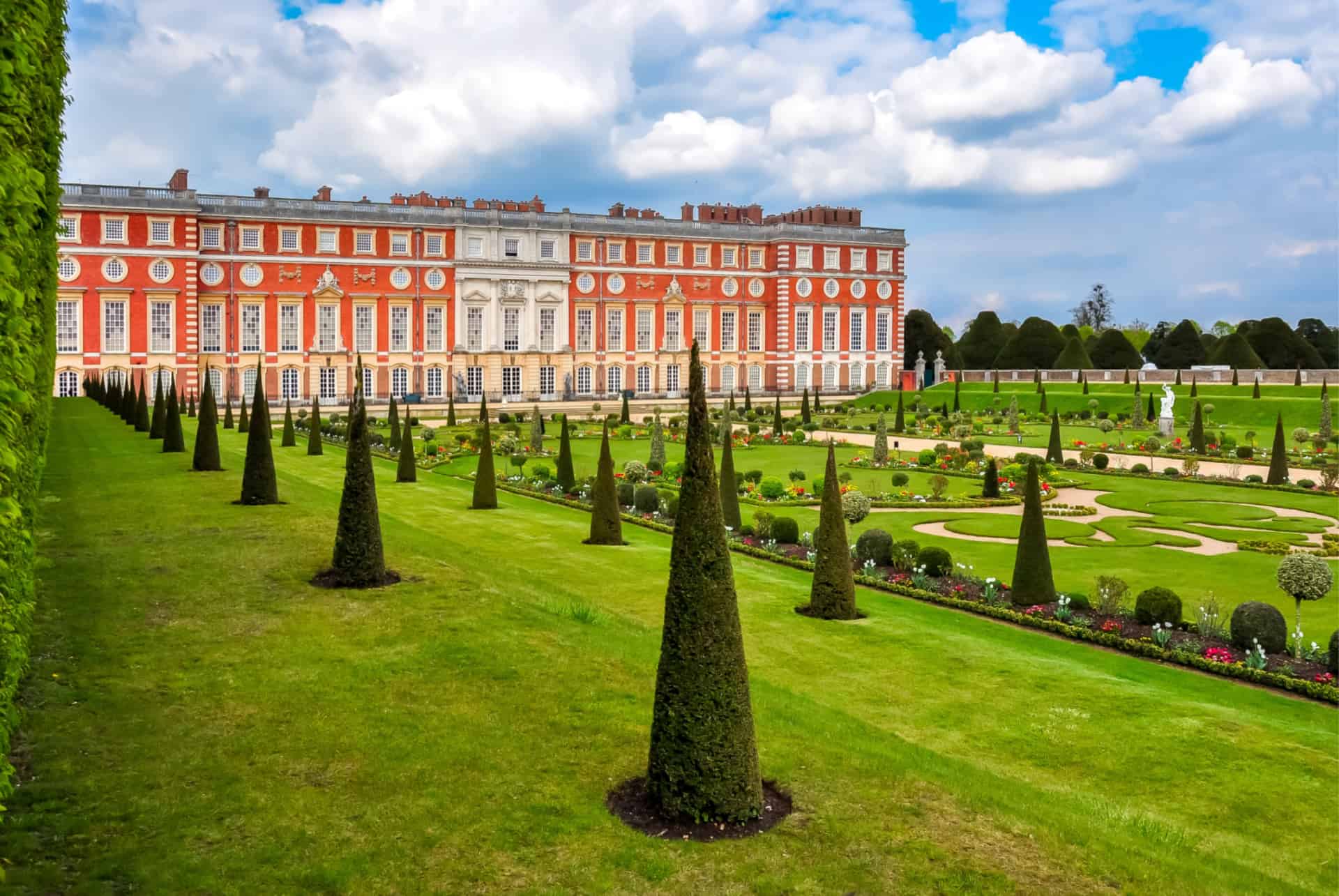 hampton court garden londres