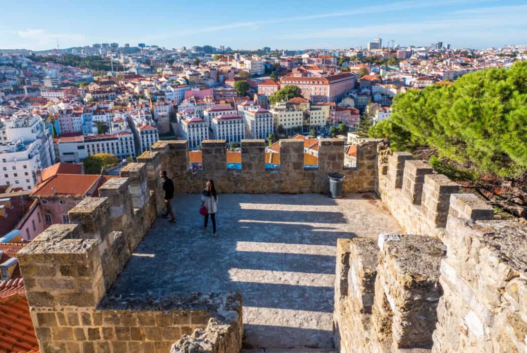 chateau saint george quartier alfama lisbonne