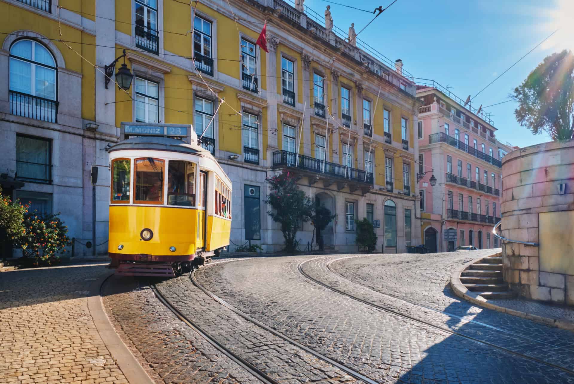 tramway 28 quartier alfama lisbonne