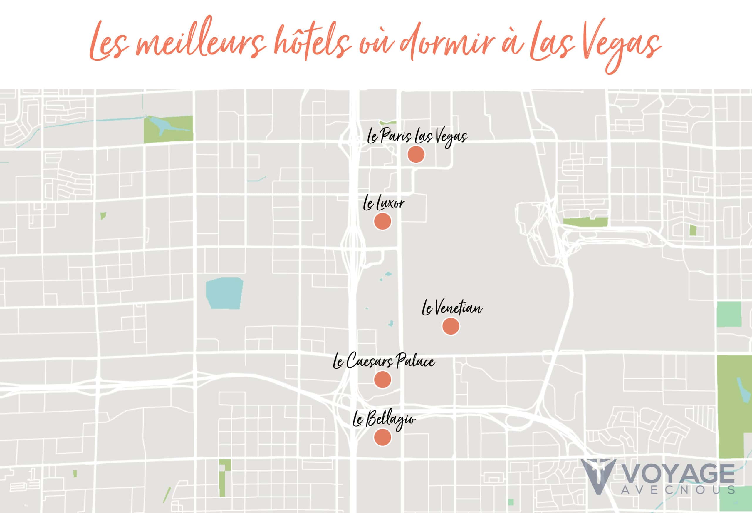 map ou dormir a las vegas