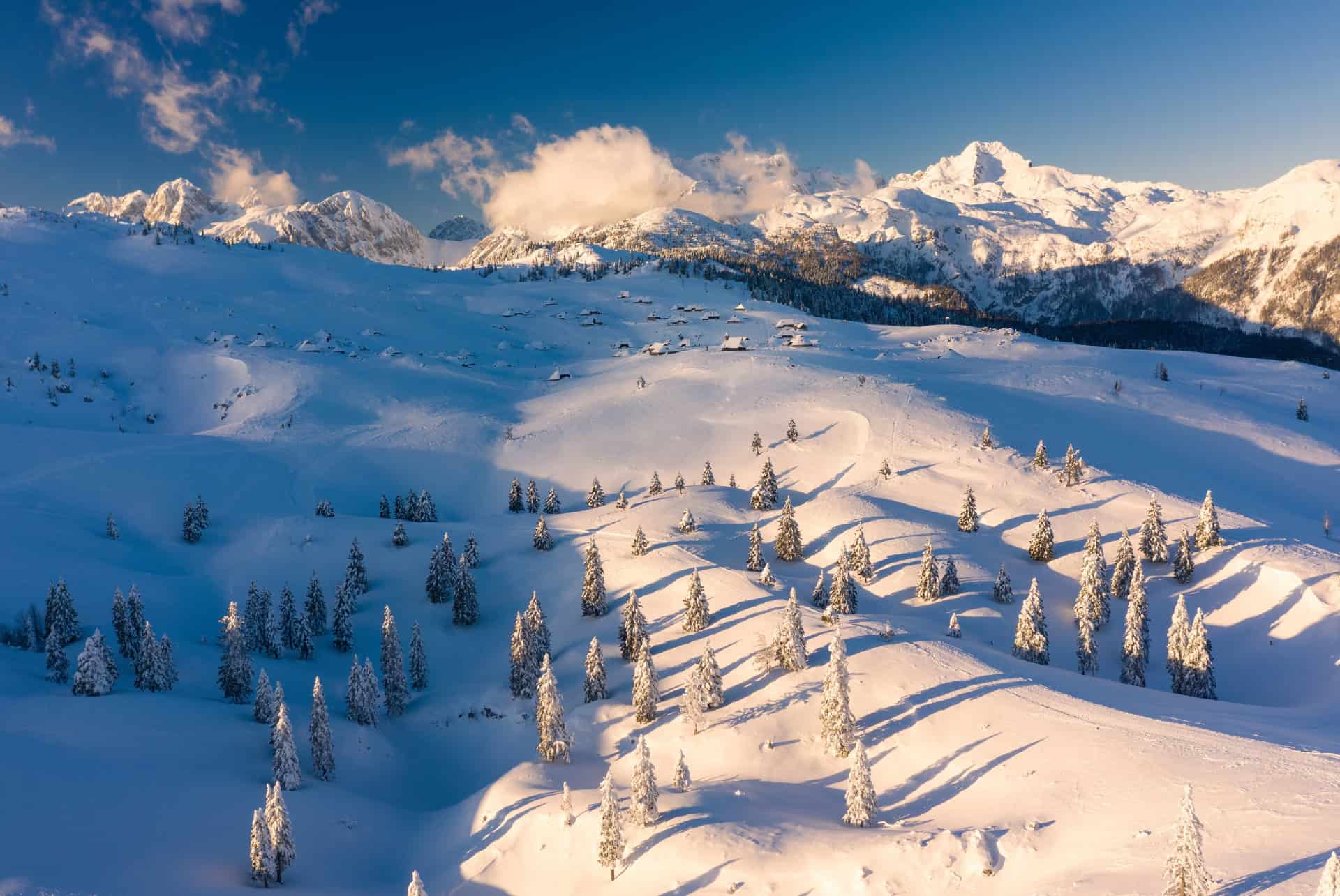 velika planina en hiver