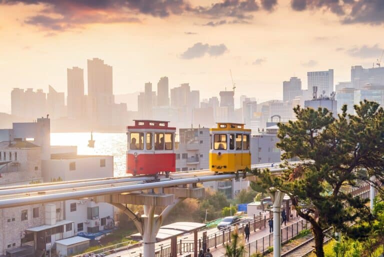 Côte de Busan en Sky Capsule