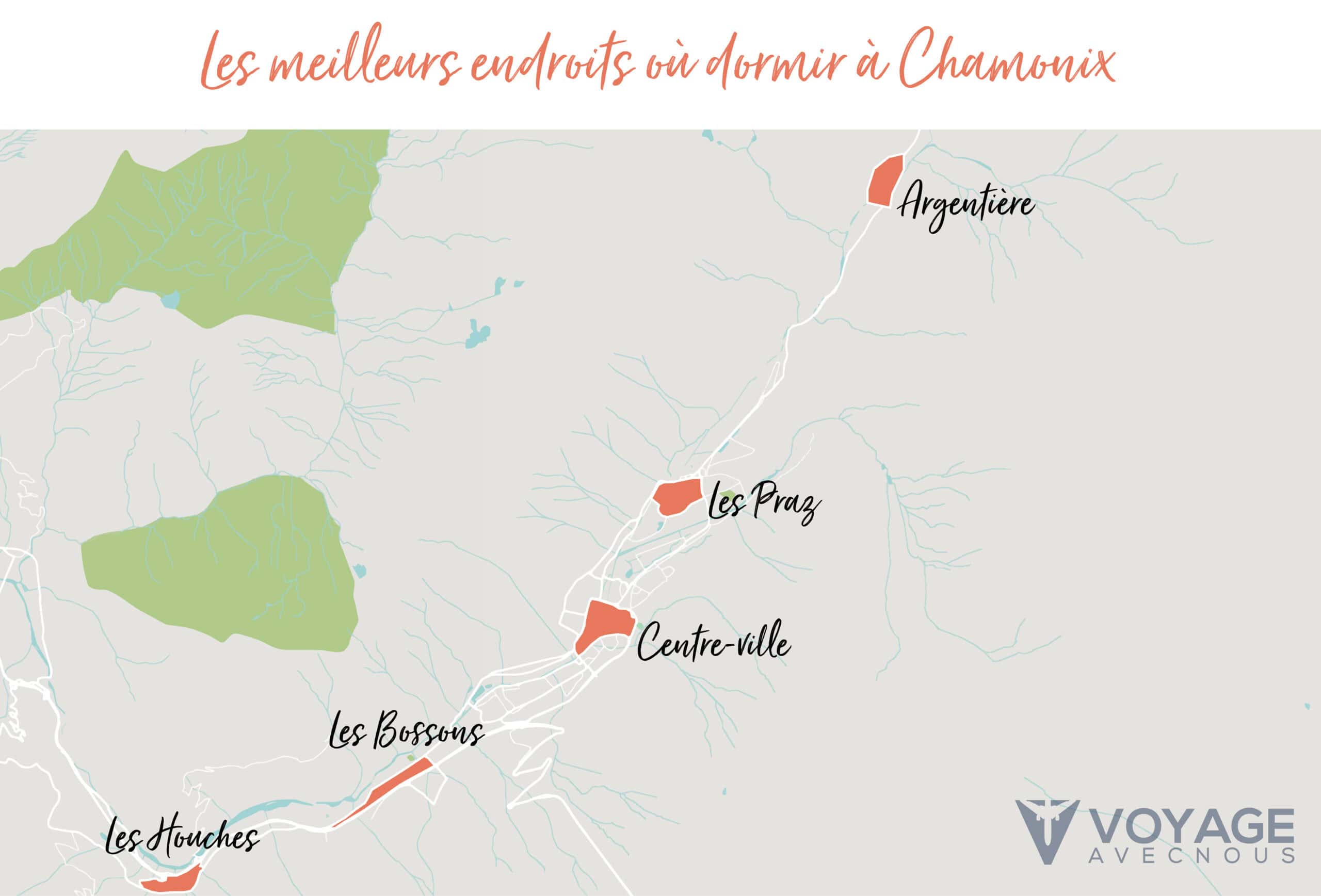 ou dormir a chamonix carte