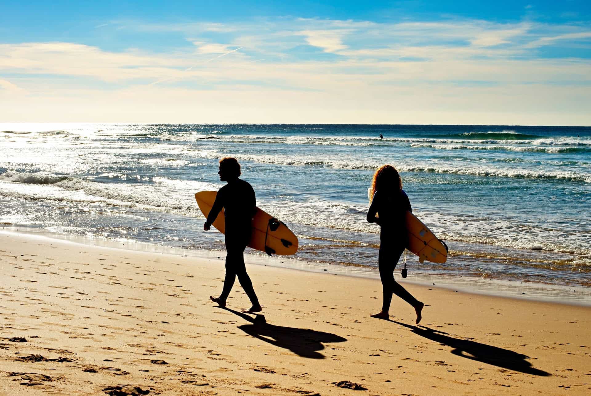 cours de surf au portugal