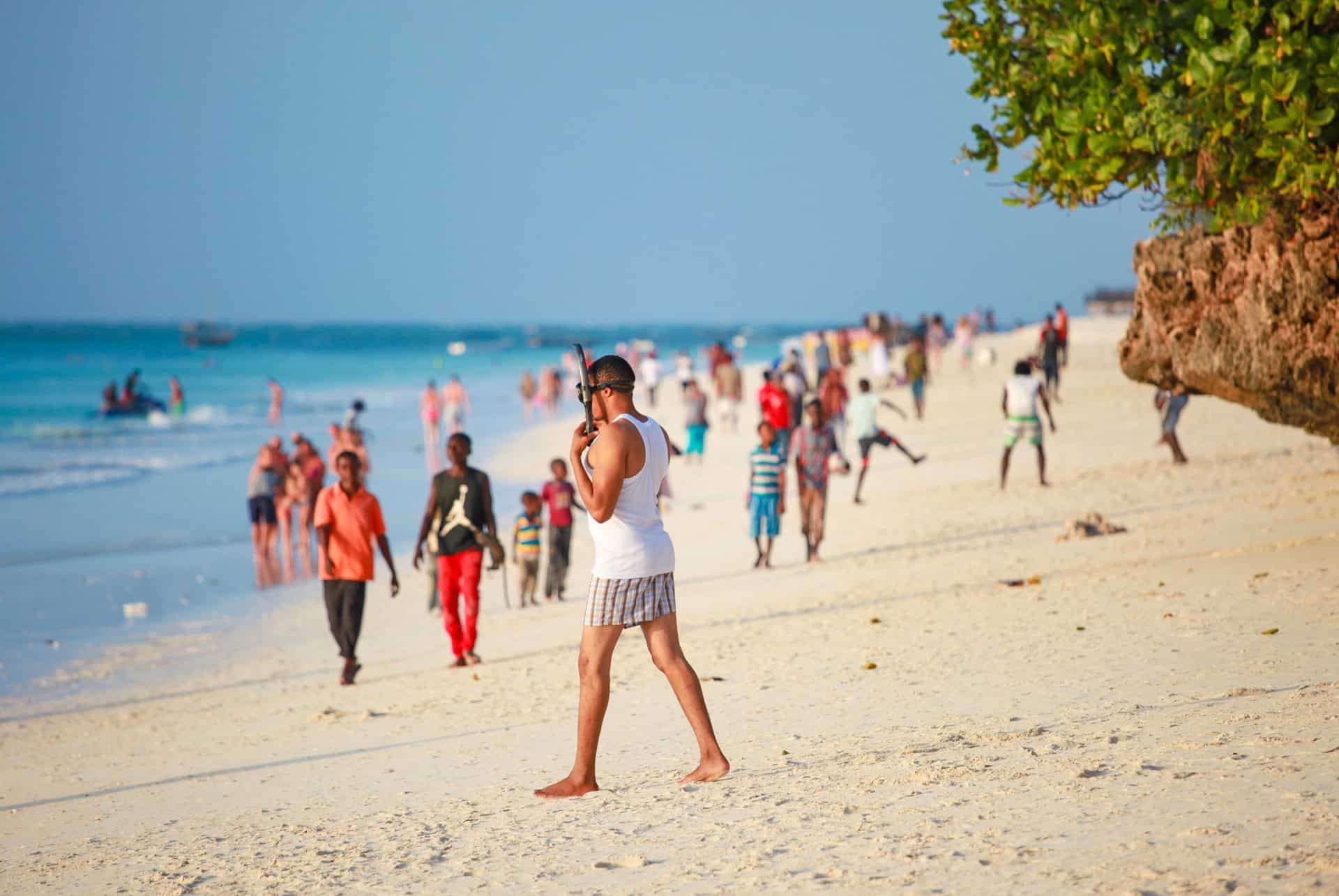 touristes zanzibar aout