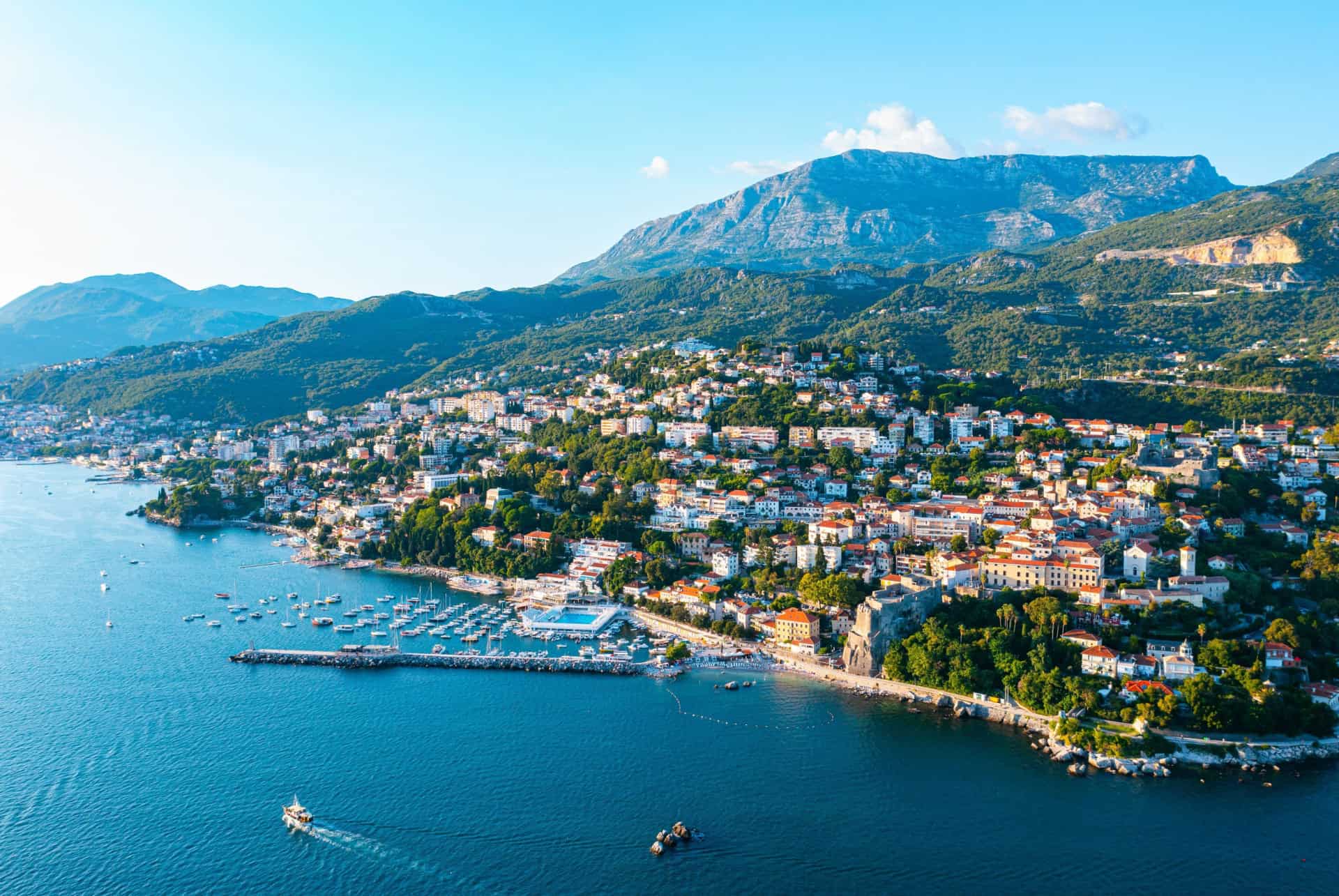 Herceg Novi vue aerienne