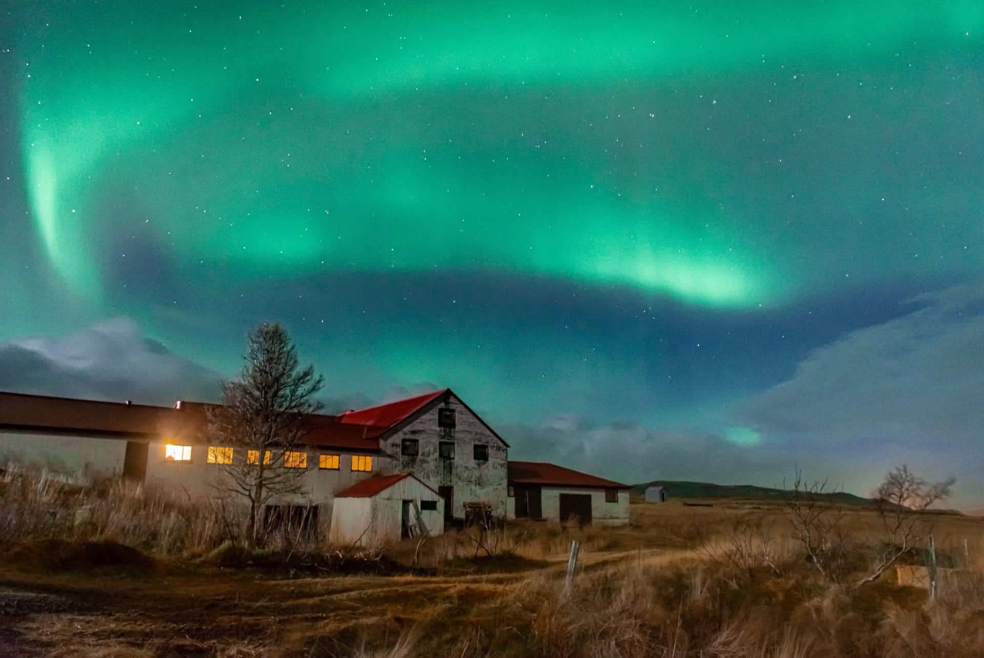 formation aurore boreale islande