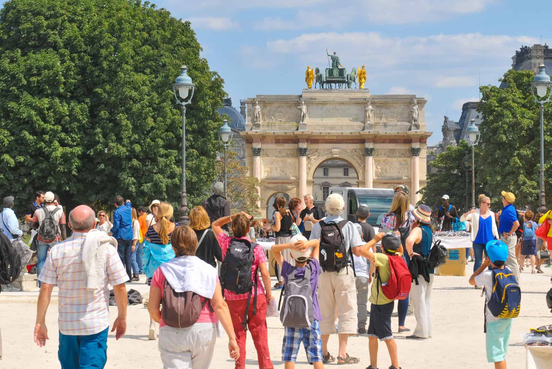 touristes paris