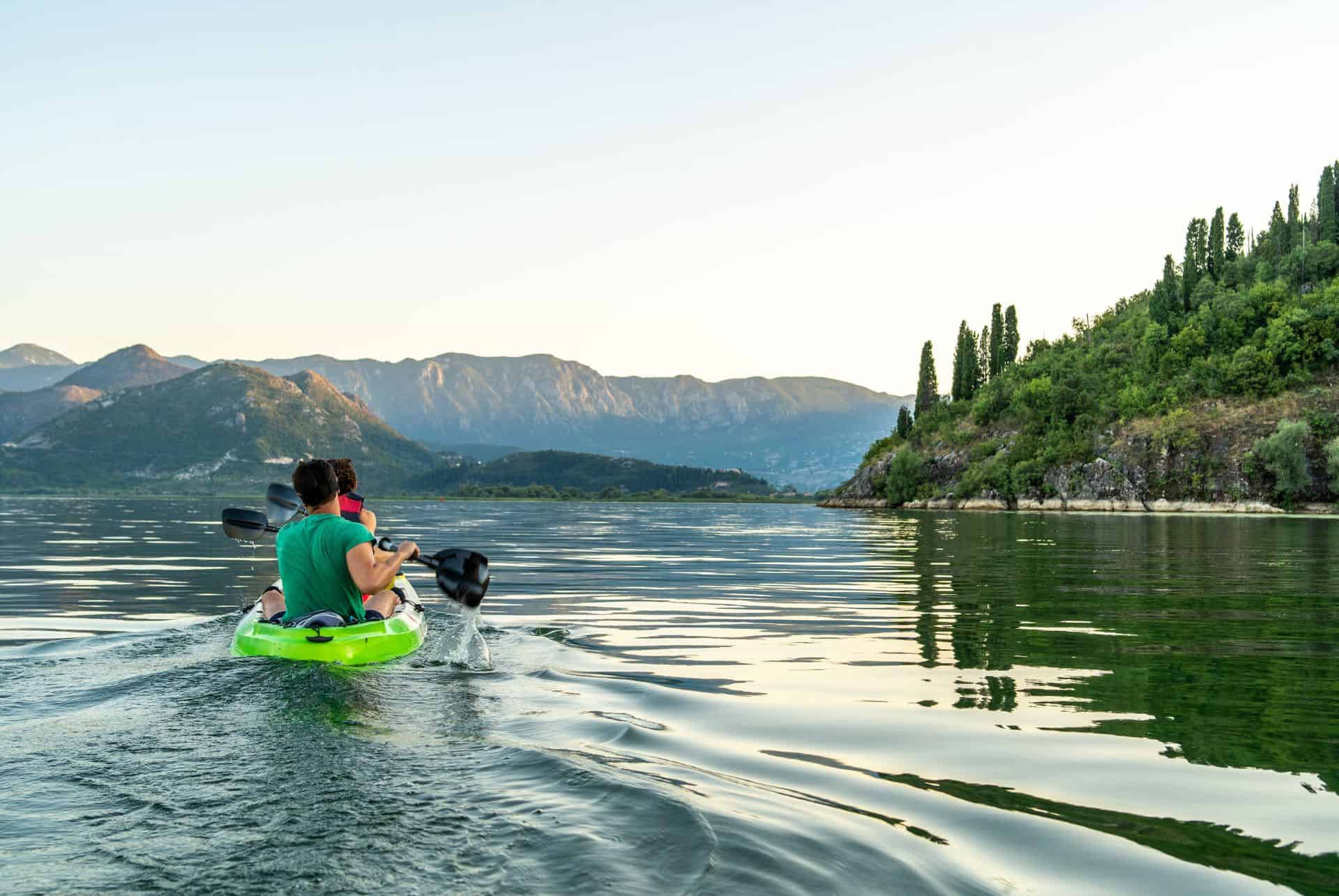 kayak lac skadar