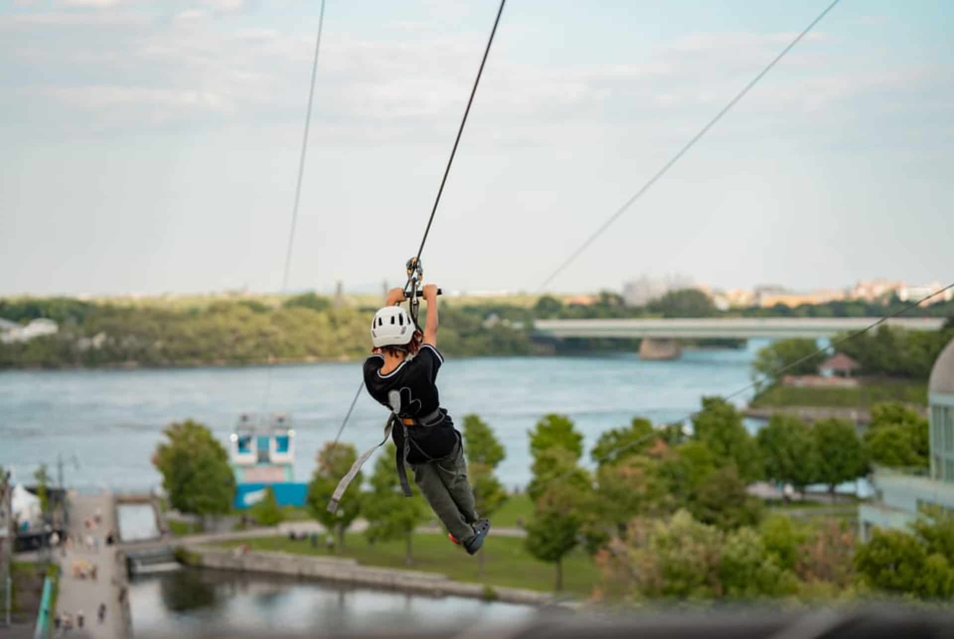 que faire a montreal zipline urbaine