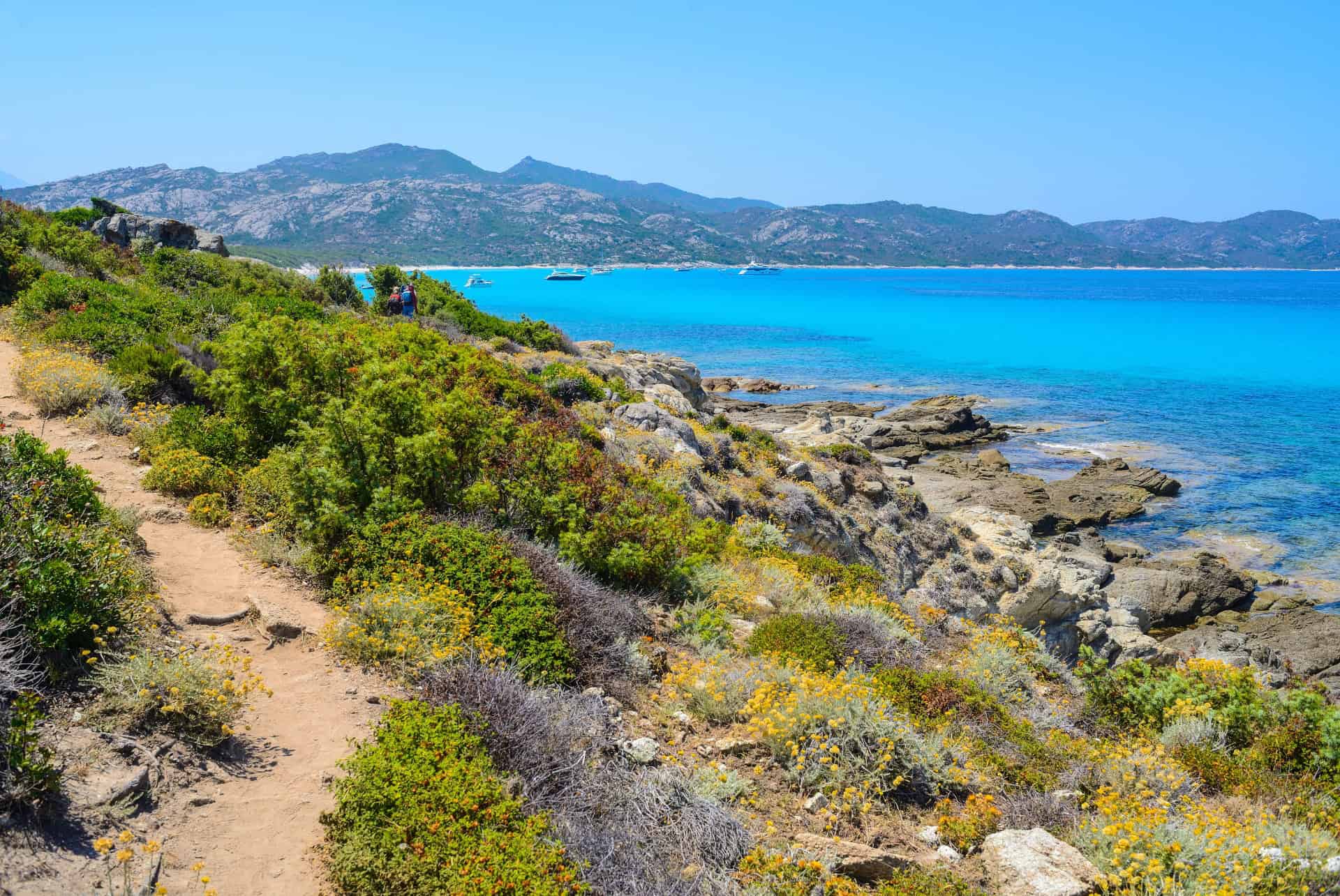 randonnee entre la plage du lotu et la plage de saleccia