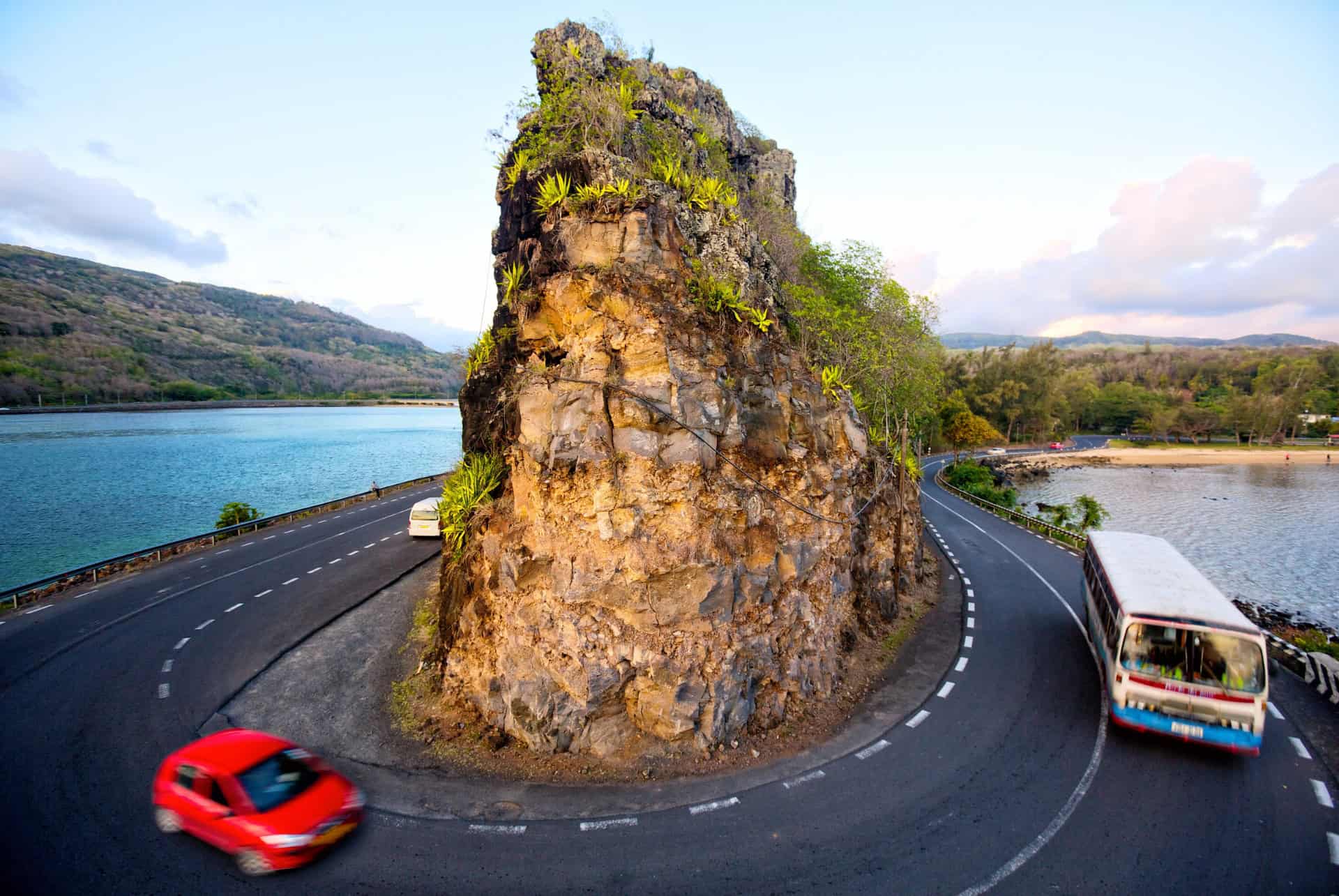 conduction road trip à l'île maurice