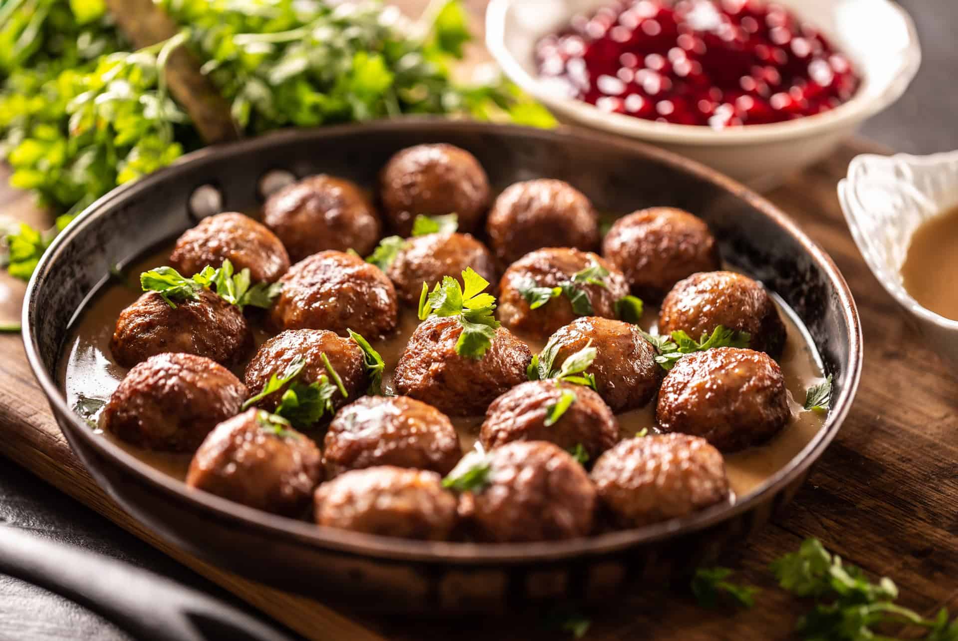 kottbullar boulettes de viande suedoises