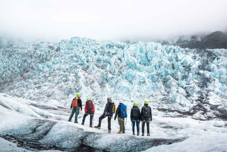 Randonnée sur glacier au parc de Skaftafell