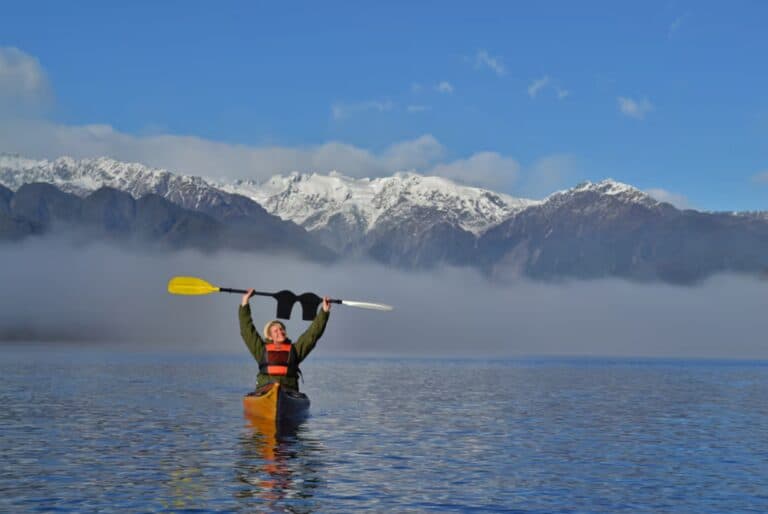 Sortie en kayak sur le lac Mapourika