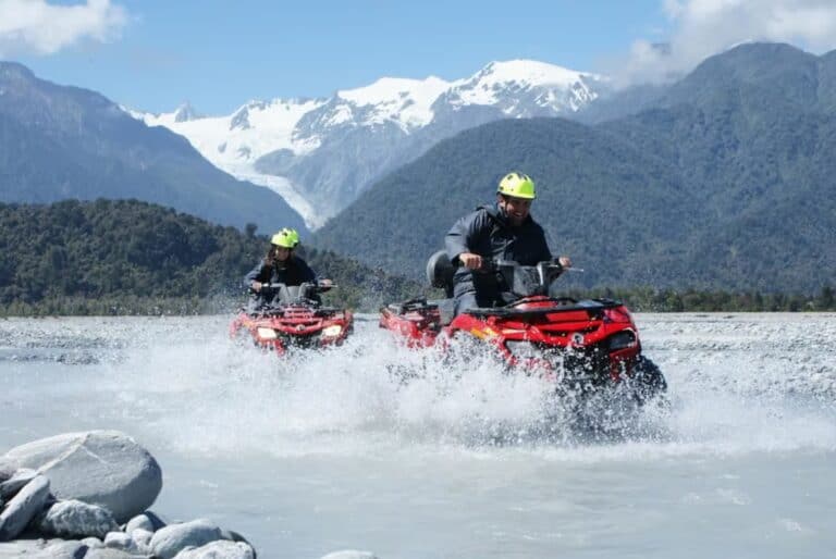 Circuit panoramique en quad sur le glacier Franz Josef