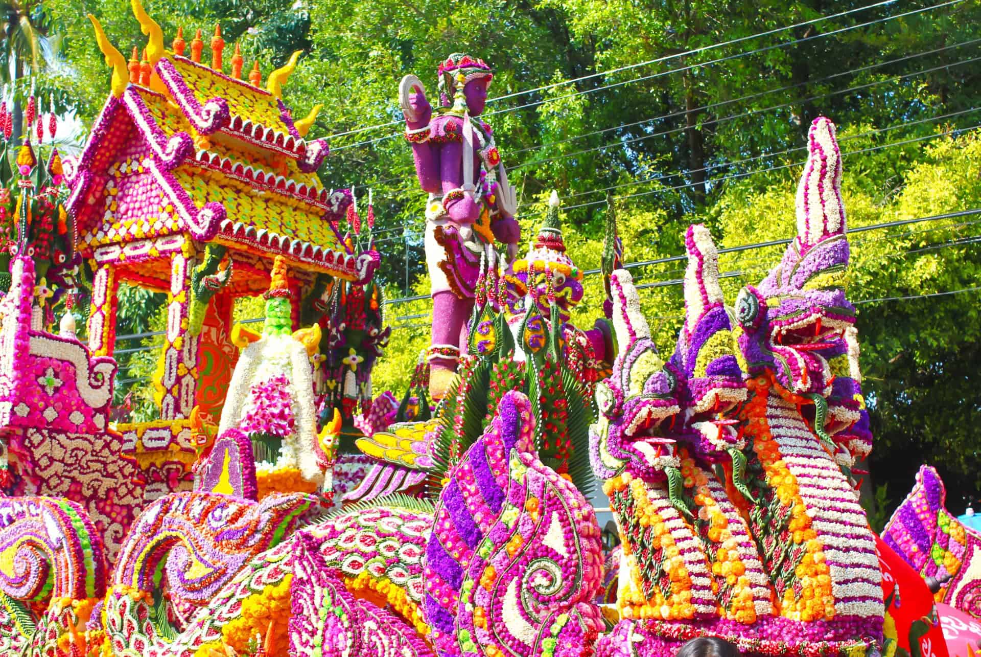 festival des fleurs à chiang mai